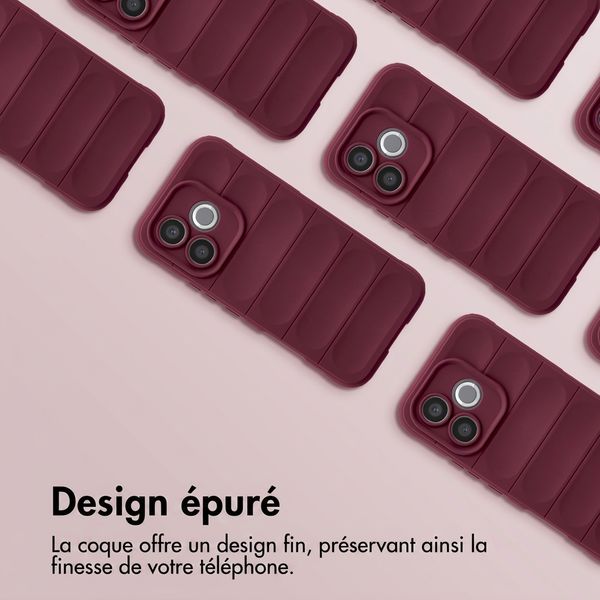 imoshion EasyGrip Backcover Honor 600 Lite - Aubergine