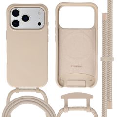 imoshion Coque arrière Color avec cordon amovible et MagSafe Apple iPhone 17 Pro Max - Nude