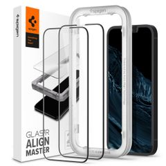 Spigen Protection d'écran en verre trempé AlignMaster Cover Apple iPhone 13 / 13 Pro