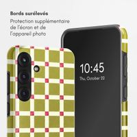 Selencia Coque arrière Vivid avec MagSafe Samsung Galaxy S25 - Check This Olive