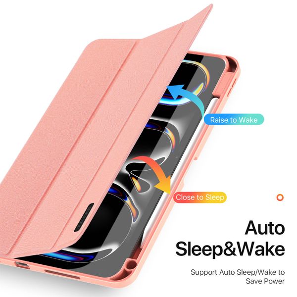 Dux Ducis Coque tablette Domo Apple iPad Pro 11 (2025) M5 / (2024) M4 - Rose