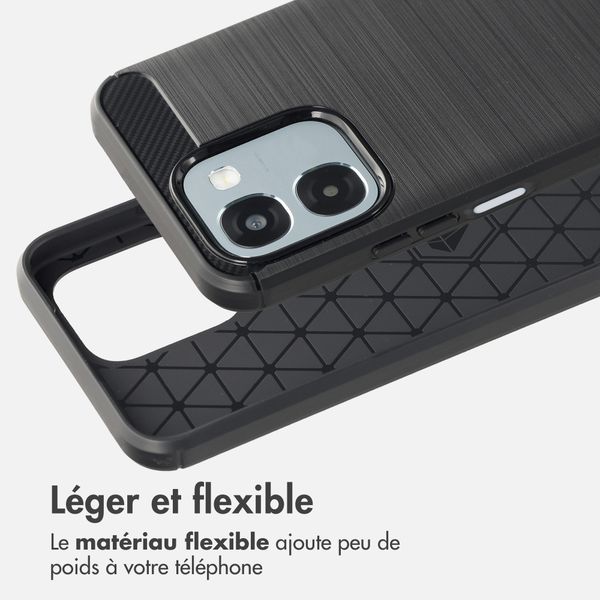 imoshion Coque Brushed Oppo A6 (5G) - Noir