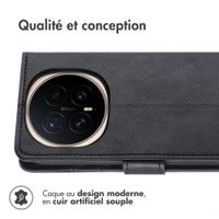 imoshion Étui de télephone portefeuille de luxe Honor Magic8 Pro - Noir