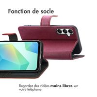 imoshion Étui de télephone portefeuille de luxe Samsung Galaxy A17 (5G) / (4G) - Bordeaux