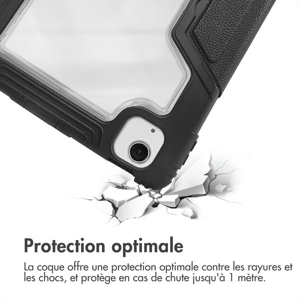 Accezz Coque tablette Rugged Trifold Apple iPad Air 11 pouces (2026) M4 / (2025) M3 / (2024) M2 / Air 5 (2022) / Air 4 (2020) - Noir