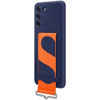 Samsung Original Coque en silicone Ring Samsung Galaxy S21 FE - Bleu foncé