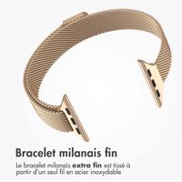 imoshion Bracelet slim Milanese Apple Watch | 38/40/41/42 mm - Rose Doré