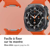 imoshion Bracelet Ocean en silicone Samsung Galaxy Watch Ultra (2024/2025) - Orange