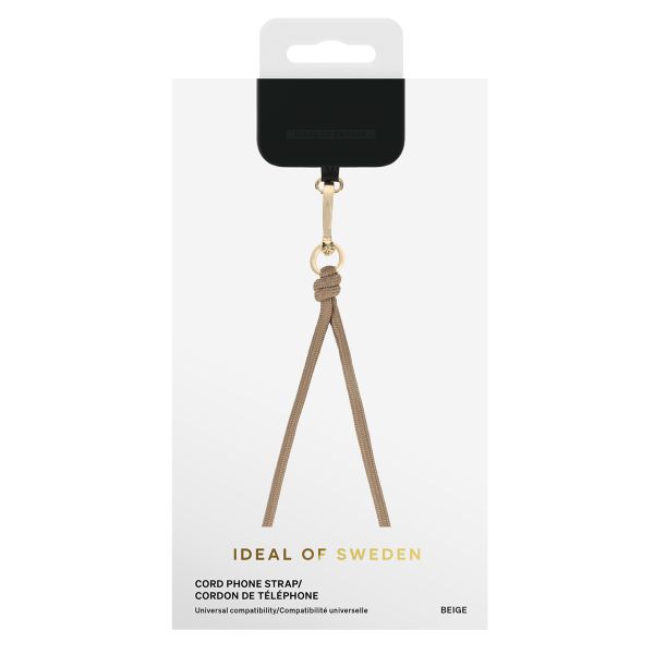 iDeal of Sweden Phone Cord Strap Universal - Beige