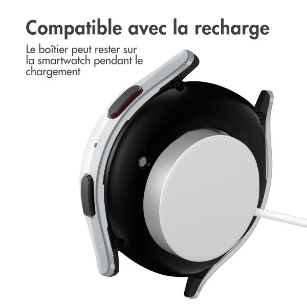 imoshion Coque rigide à couverture complète Samsung Galaxy Watch 5 - 44 mm - Argent