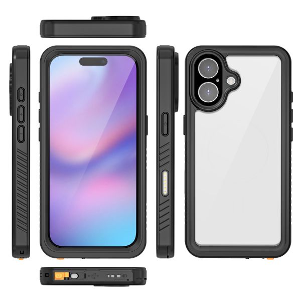 Redpepper Coque imperméable Dot Plus Apple iPhone 17 - Noir