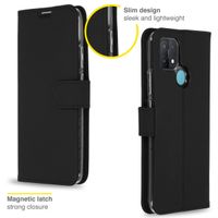 Accezz Étui de télephone Wallet Oppo A15 - Noir
