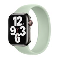 Apple Bracelet Boucle unique en Silicone Apple Watch | 38/40/41/42 mm - Taille 5 - Mineral Green