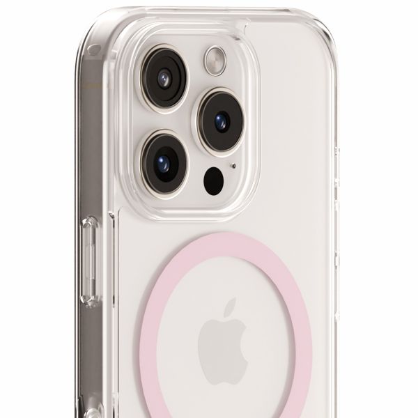 Holdit Coque MagSafe Apple iPhone 16 - Transparent / Pink