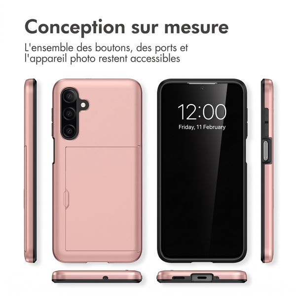 imoshion Coque arrière avec porte-cartes Samsung Galaxy A27 (5G) - Rose Gold
