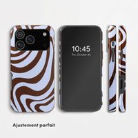 Selencia Coque arrière Vivid Apple iPhone 17 Pro Max - Dream Swirl Chocolate