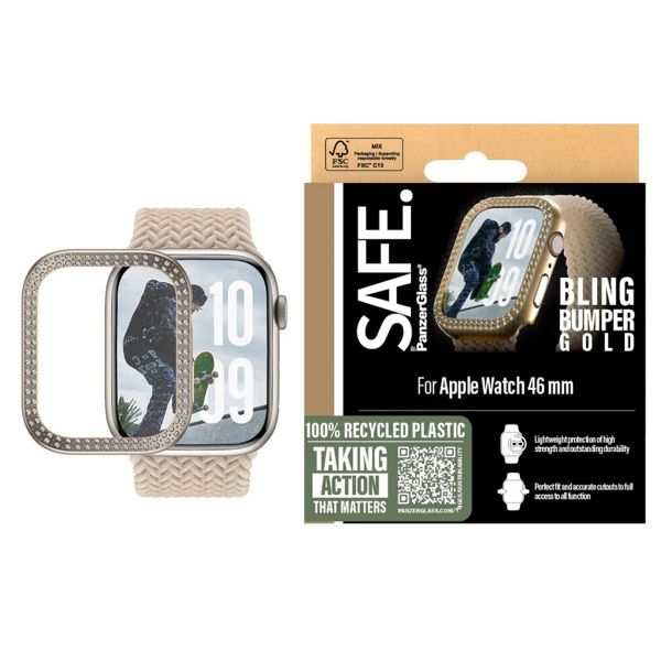 PanzerGlass Bling Bumper Apple Watch 10 / 11 - 46 mm - Doré