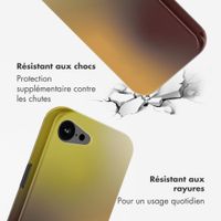 Selencia Coque arrière Vivid avec MagSafe Apple iPhone 17e / 16e - Gradient Olive Dust