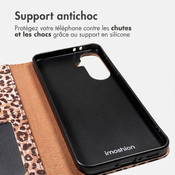 imoshion Étui de télephone portefeuille Design Samsung Galaxy A57 (5G) - Leopard Mood