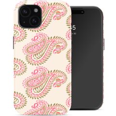 Selencia Coque arrière Vivid Apple iPhone 15 - Paisley Blush