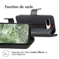 imoshion Étui de télephone portefeuille de luxe Google Pixel 8a - Noir