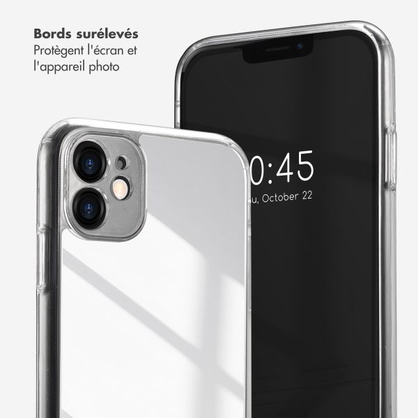 Selencia Coque Mirror Apple iPhone 11 - Argent