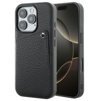 Selencia Coque Riva avec porte-cartes Apple iPhone 16 Pro - Noir