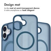 imoshion Coque Color Guard avec MagSafe Apple iPhone 16 - Bleu foncé