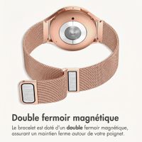 imoshion Bracelet magnétique milanais  - Connexion universelle 18 mm - Rose Gold