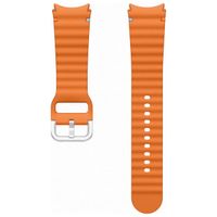 Samsung Bracelet Sport original Samsung Galaxy Watch 4 / 5 / 6 / 7 / FE (20 mm) - Taille M/L - Orange