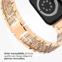 Selencia Bracelet à maillons scintillants Apple Watch | 38/40/41/42 mm - Rose Doré