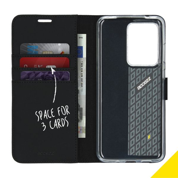 Accezz Étui de télephone Wallet Samsung Galaxy S20 Ultra - Noir