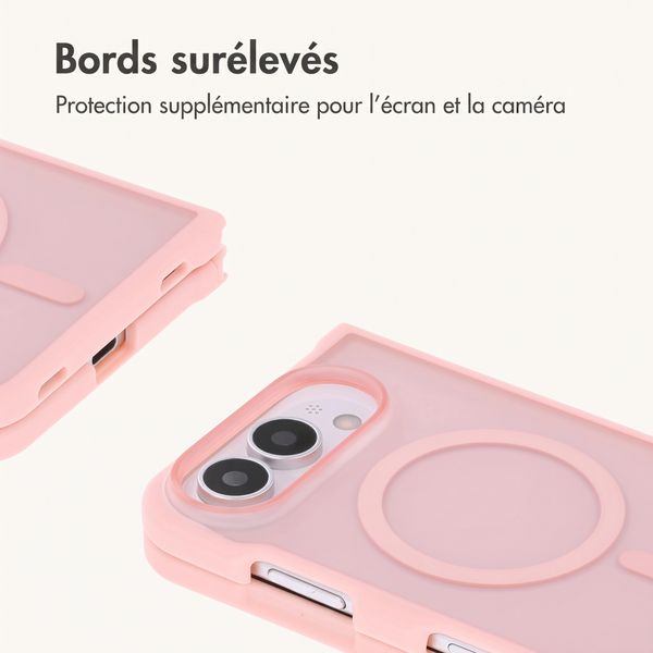 imoshion Coque Color Guard avec MagSafe Apple iPhone Duo - Rose clair