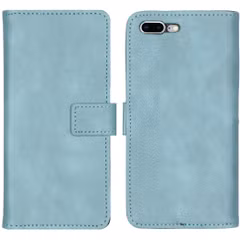 imoshion Étui de télephone portefeuille de luxe Apple iPhone 8 Plus / 7 Plus - Bleu clair