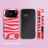 Selencia Coque arrière Vivid Apple iPhone 18 Pro - Dream Swirl Pink