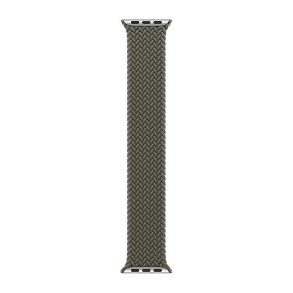 Apple Bracelet Solo tressé Apple Watch | 38/40/41/42 mm - Taille 3 - Olive