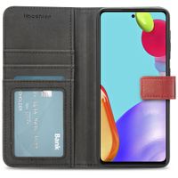 imoshion Étui de télephone portefeuille de luxe Samsung Galaxy A52(s) (5G/4G) - Rouge