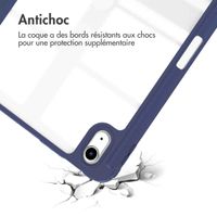 imoshion Coque tablette rigide Trifold Apple iPad 11 (2025) 11 pouces A16 / iPad 10 (2022) 10.9 pouces - Bleu foncé