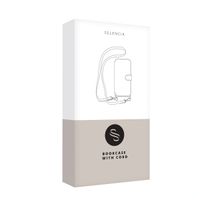 Selencia Étui de télephone portefeuille imprimé léopard Sabi Apple iPhone 17e / 16e - Midnight Black