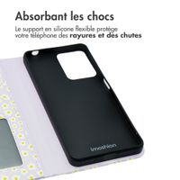 imoshion Étui de télephone portefeuille Design Motorola Moto G04 / G24 - White Daisy
