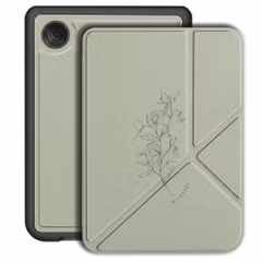 imoshion Étui de liseuse portefeuille design Pliable Kobo Clara Colour / BW - Floral Green