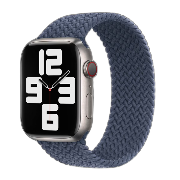 Apple 4 Pack Apple Bracelet Solo tressé Apple Watch| 38/40/41/42 mm - Taille 4 - (PRODUCT)RED / Maize / Lavender / Storm Blue