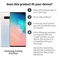 imoshion Coque Couleur Samsung Galaxy S10 Plus - Noir