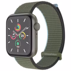 imoshion Bracelet en nylon Apple Watch | 38/40/41/42 mm - Dark Olive