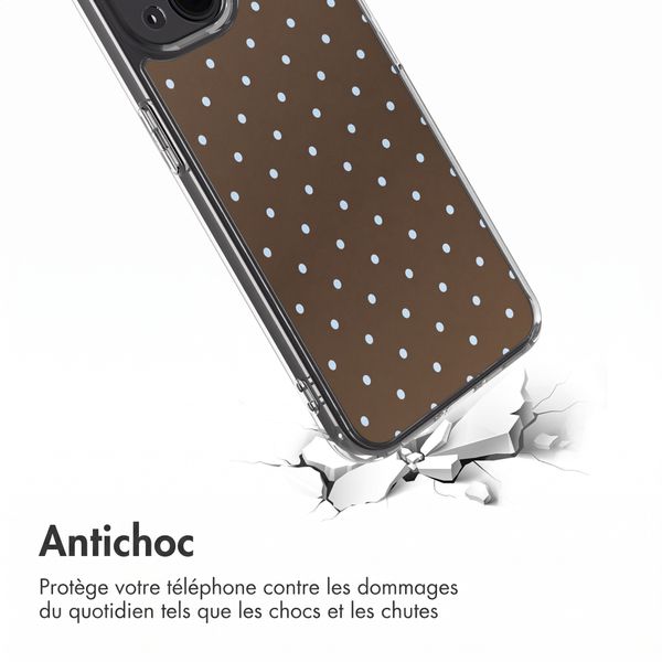 imoshion Coque Design Apple iPhone 14 - Polka Dot Bruin