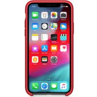 Apple Coque en silicone Apple iPhone X / Xs - Red