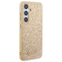 Guess Coque Glitter Flakes Samsung Galaxy S24 - Doré