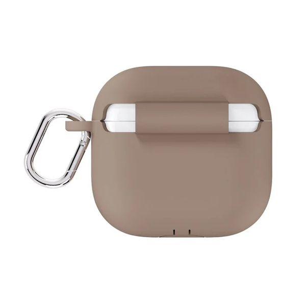 Holdit Coque Solid Silicone Apple AirPods 4 - Mocha Brown
