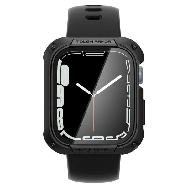 Spigen Coque Tough Armor™ Apple Watch 7 / 8 / 9 - 45 mm - Noir