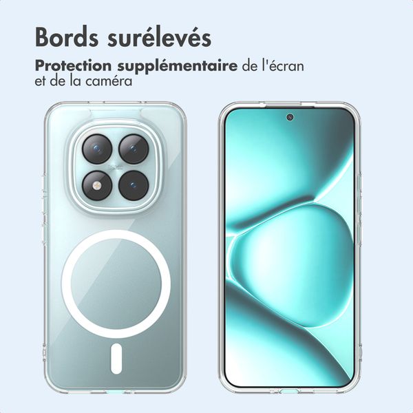 imoshion Coque arrière de protection avec MagSafe Xiaomi Redmi Note 15 Pro Plus (5G) - Transparent